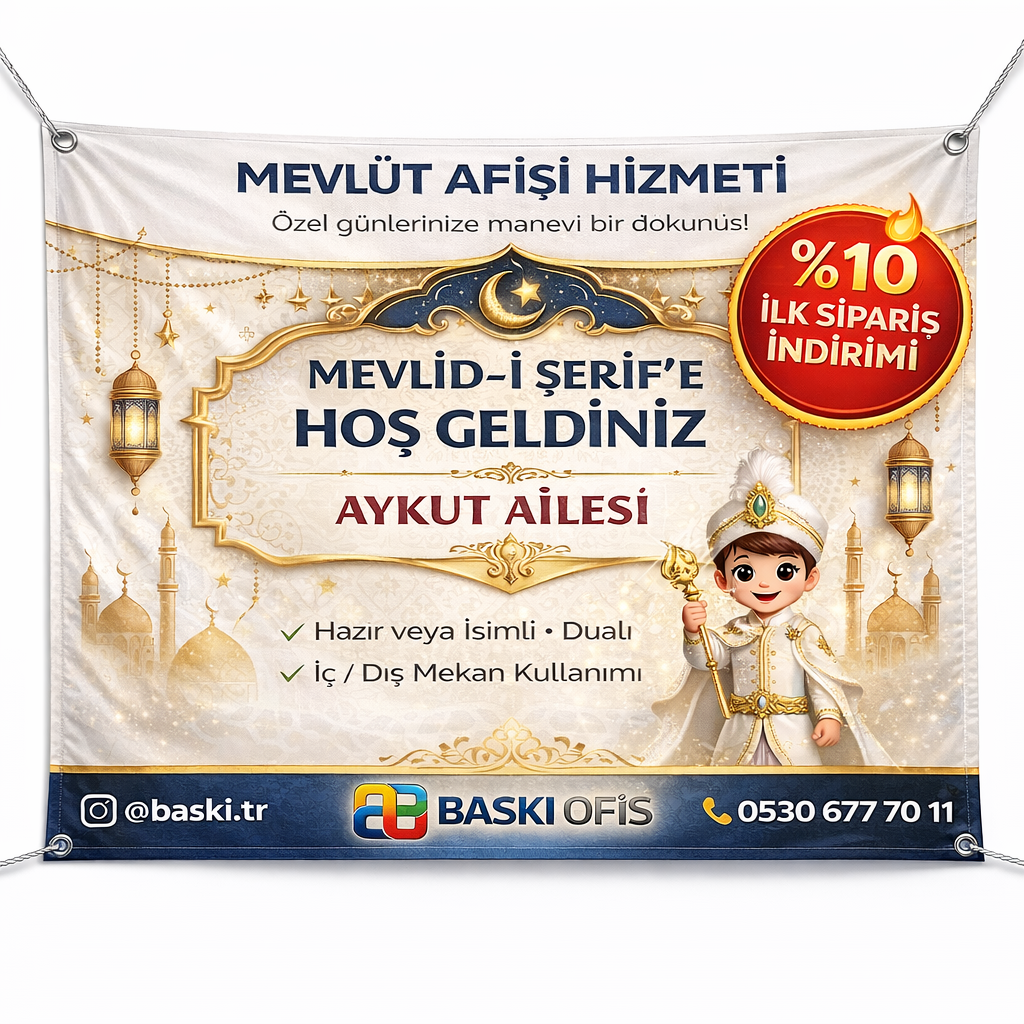 Mevlüd Afiş-Poster-Branda-Vinil